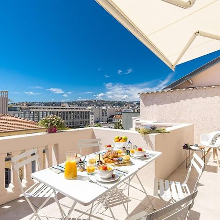 Spitalieri- Sunny Terrace With View -New Apartment نيس المظهر الخارجي الصورة