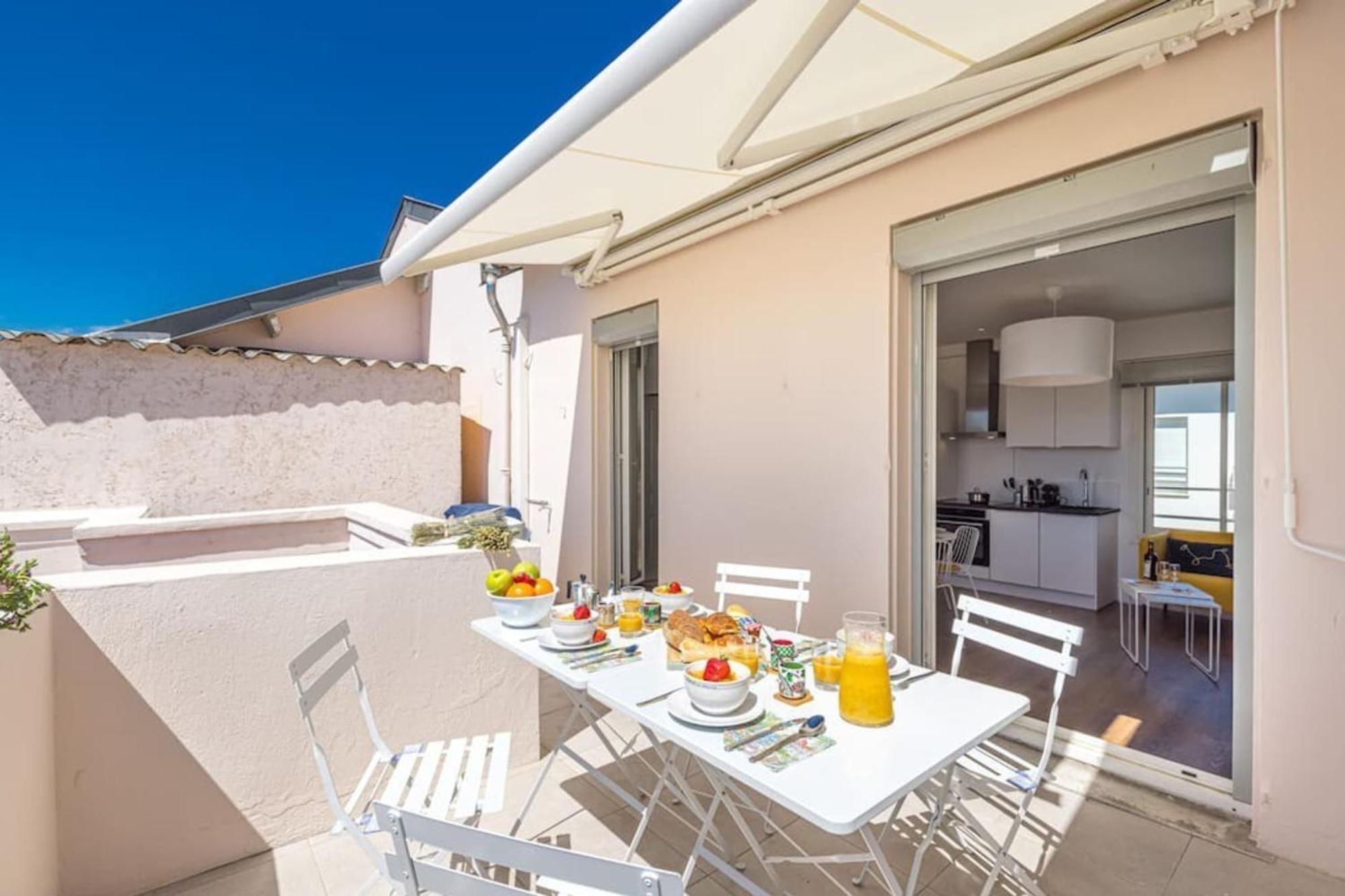 Spitalieri- Sunny Terrace With View -New Apartment نيس المظهر الخارجي الصورة