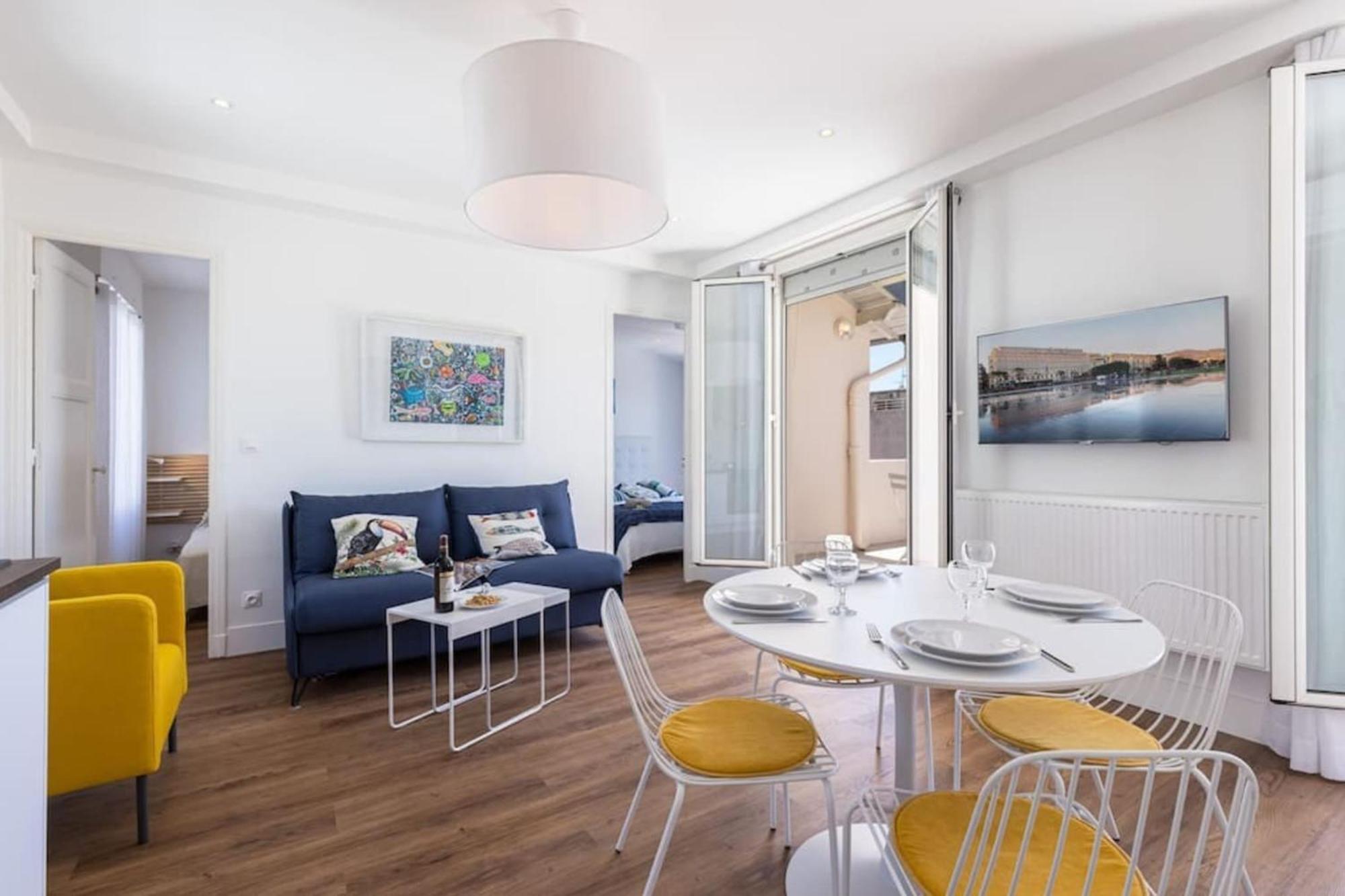Spitalieri- Sunny Terrace With View -New Apartment نيس المظهر الخارجي الصورة